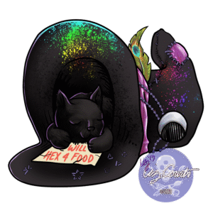 Black Cat in a Hat