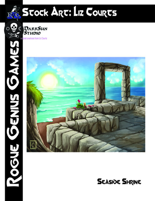 Stock Art: Seaside Shrine