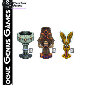 Stock Art: Three Goblets 01