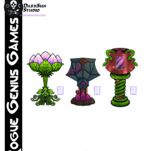 Stock Art: Three Goblets 02