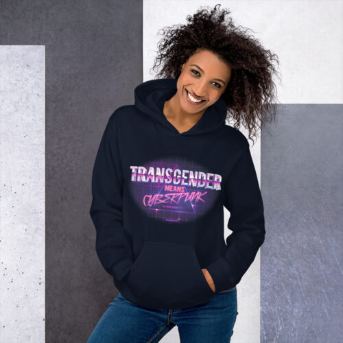 Transgender Means Cyberpunk (hoodie)