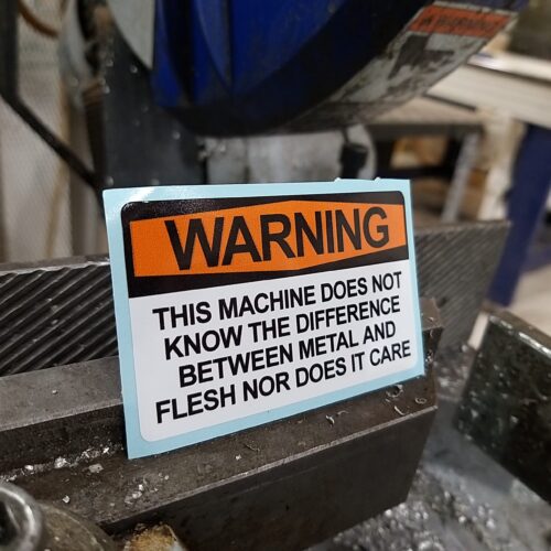 Warning: Machines and Flesh