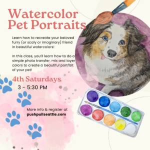 Class: Watercolor Pet Portraits
