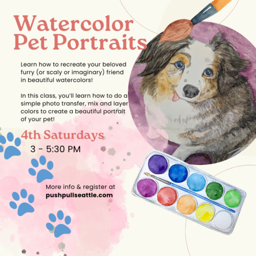 Class: Watercolor Pet Portraits